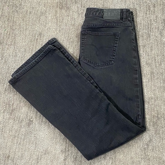 LRL Ralph Lauren Jeans Womens Sz 10 Black Classic Bootcut Mid Rise Casual Denim - Picture 7 of 14